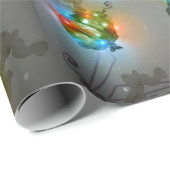Weihnachtswrapping Paper Roll Geschenkpapier (Rolleneckpunkt)