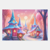 Weihnachtswrapping Paper Set 3 Geschenkpapier Set (Vorderseite 2)