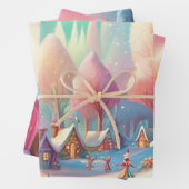Weihnachtswrapping Paper Set 3 Geschenkpapier Set (Beispiel)
