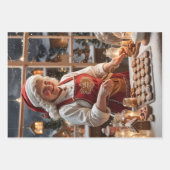 Weihnachtswrapping Paper Set 3 Geschenkpapier Set (Vorderseite 3)