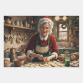 Weihnachtswrapping Paper Set 3 Geschenkpapier Set (Vorderseite 2)