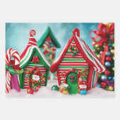 Weihnachtswrapping Paper Set 3 Geschenkpapier Set (Vorderseite)