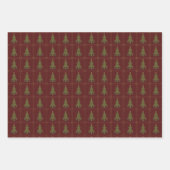 Weihnachtswrapping Paper Set Geschenkpapier Set (Vorderseite)