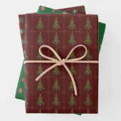 Weihnachtswrapping Paper Set Geschenkpapier Set (Beispiel)