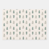 Weihnachtswrapping Paper Set Geschenkpapier Set (Vorderseite 3)