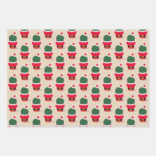 Weihnachtswrapping Paper Sheets Geschenkpapier Set (Vorderseite 2)