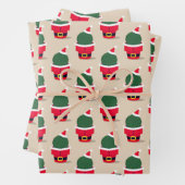Weihnachtswrapping Paper Sheets Geschenkpapier Set (Beispiel)