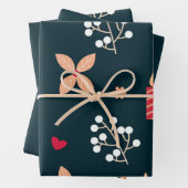 Weihnachtswrapping Paper Sheets Geschenkpapier Set (Beispiel)