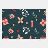 Weihnachtswrapping Paper Sheets Geschenkpapier Set (Vorderseite)