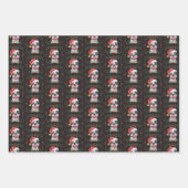 Weihnachtswrapping Paper Sheets Geschenkpapier Set (Vorderseite 3)