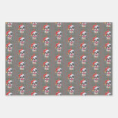 Weihnachtswrapping Paper Sheets Geschenkpapier Set (Vorderseite 2)