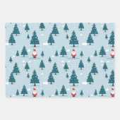 Weihnachtswrapping Paper Sheets Geschenkpapier Set (Vorderseite 2)