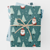 Weihnachtswrapping Paper Sheets Geschenkpapier Set (Beispiel)