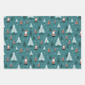 Weihnachtswrapping Paper Sheets Geschenkpapier Set (Vorderseite)