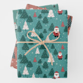 Weihnachtswrapping Paper Sheets Geschenkpapier Set (Beispiel)