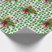 Weihnachtswrapping Paper Snowman Geschenkpapier (Ecke)