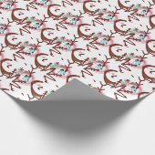 Weihnachtswrapping Paper Snowman Geschenkpapier (Ecke)