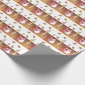 Weihnachtswrapping Paper Snowman Geschenkpapier (Ecke)