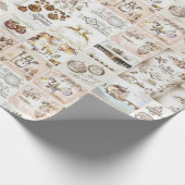 Weihnachtswrapping Paper Snowman Geschenkpapier (Ecke)
