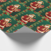 Weihnachtswrapping Paper Snowman Geschenkpapier (Ecke)
