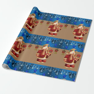 Weihnachtswrapping Paper Snowman Geschenkpapier