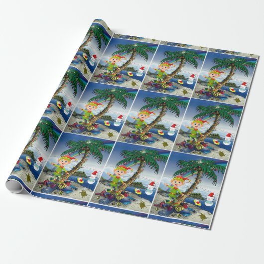 Weihnachtswrapping Paper Snowman Geschenkpapier (Ungerollt)