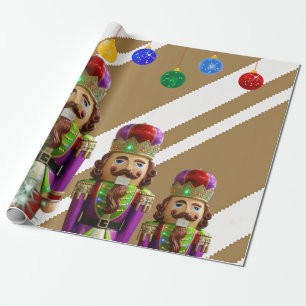 Weihnachtswrapping Paper Soldiers Geschenkpapier