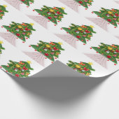 Weihnachtswrapping Paper Tree Geschenkpapier (Ecke)