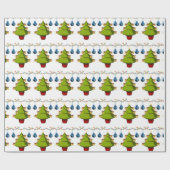Weihnachtswrapping Paper Tree Geschenkpapier (Flach)