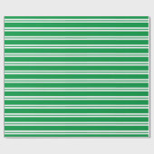 Weihnachtswrapping Paper von "Festes Grünstreifen" Geschenkpapier (Flach)