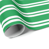 Weihnachtswrapping Paper von "Festes Grünstreifen" Geschenkpapier (Rolleneckpunkt)