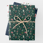Weihnachtswrapping Paper von Holiday Berry & Branc Geschenkpapier Set (Beispiel)