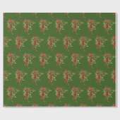 Weihnachtswrapping Paper von Holly and Bells Geschenkpapier (Flach)