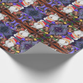 Weihnachtswrapping Paper von Weihnachten und Reind Geschenkpapier (Ecke)