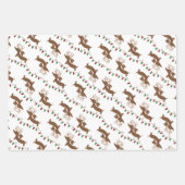 Weihnachtswrapping Paper - Zwei Stile Geschenkpapier Set (Vorderseite)