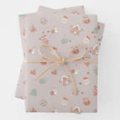 Weihnachtswrapping Papier 3 Blätter (Beispiel)