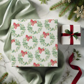 Weihnachtswrapping Papier Festkrautmuster Geschenkpapier
