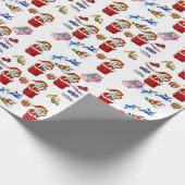 Weihnachtswrapping-Papier Geschenkpapier (Ecke)