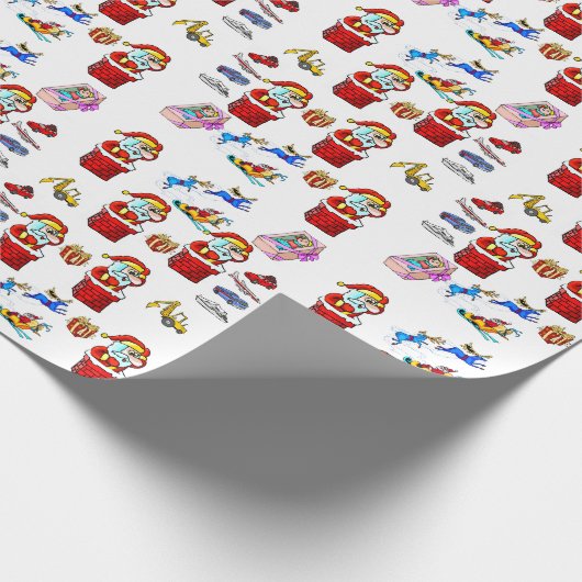 Weihnachtswrapping-Papier Geschenkpapier (Ecke)