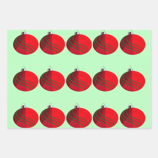 Weihnachtswrapping-Papier Geschenkpapier Set (Vorderseite 2)