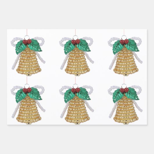 Weihnachtswrapping-Papier Geschenkpapier Set (Vorderseite)