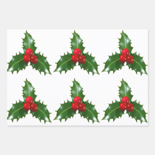 Weihnachtswrapping-Papier Geschenkpapier Set (Vorderseite 2)