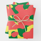 Weihnachtswrapping-Papier Geschenkpapier Set (Beispiel)