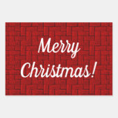 Weihnachtswrapping-Papier Geschenkpapier Set (Vorderseite)