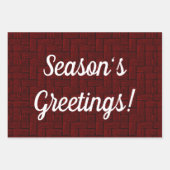 Weihnachtswrapping-Papier Geschenkpapier Set (Vorderseite 3)