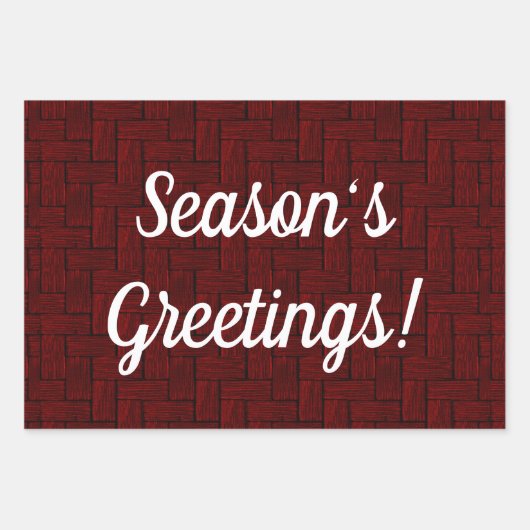 Weihnachtswrapping-Papier Geschenkpapier Set (Vorderseite 3)