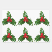 Weihnachtswrapping-Papier Geschenkpapier Set (Vorderseite 3)