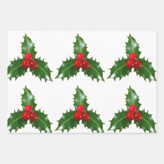 Weihnachtswrapping-Papier Geschenkpapier Set (Vorderseite 3)