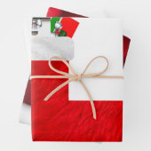Weihnachtswrapping-Papier Geschenkpapier Set (Beispiel)