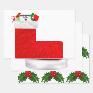 Weihnachtswrapping-Papier Geschenkpapier Set